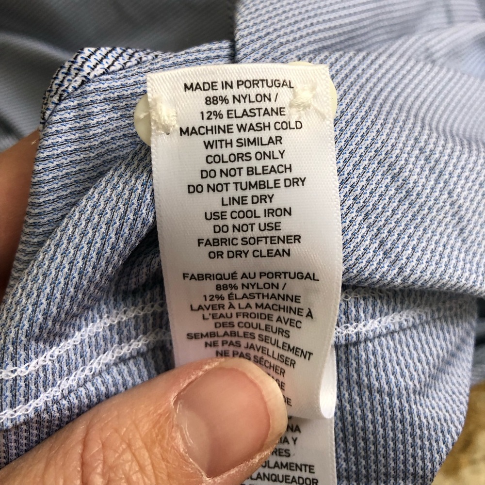 RHONE Commuter Tech Stretch Button Down Shirt Blu… - image 8